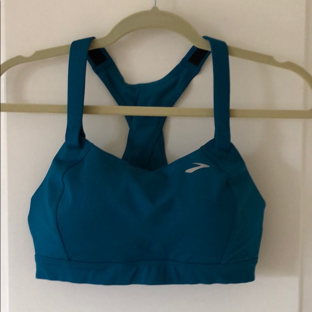 Brooks Teal Sports Bra